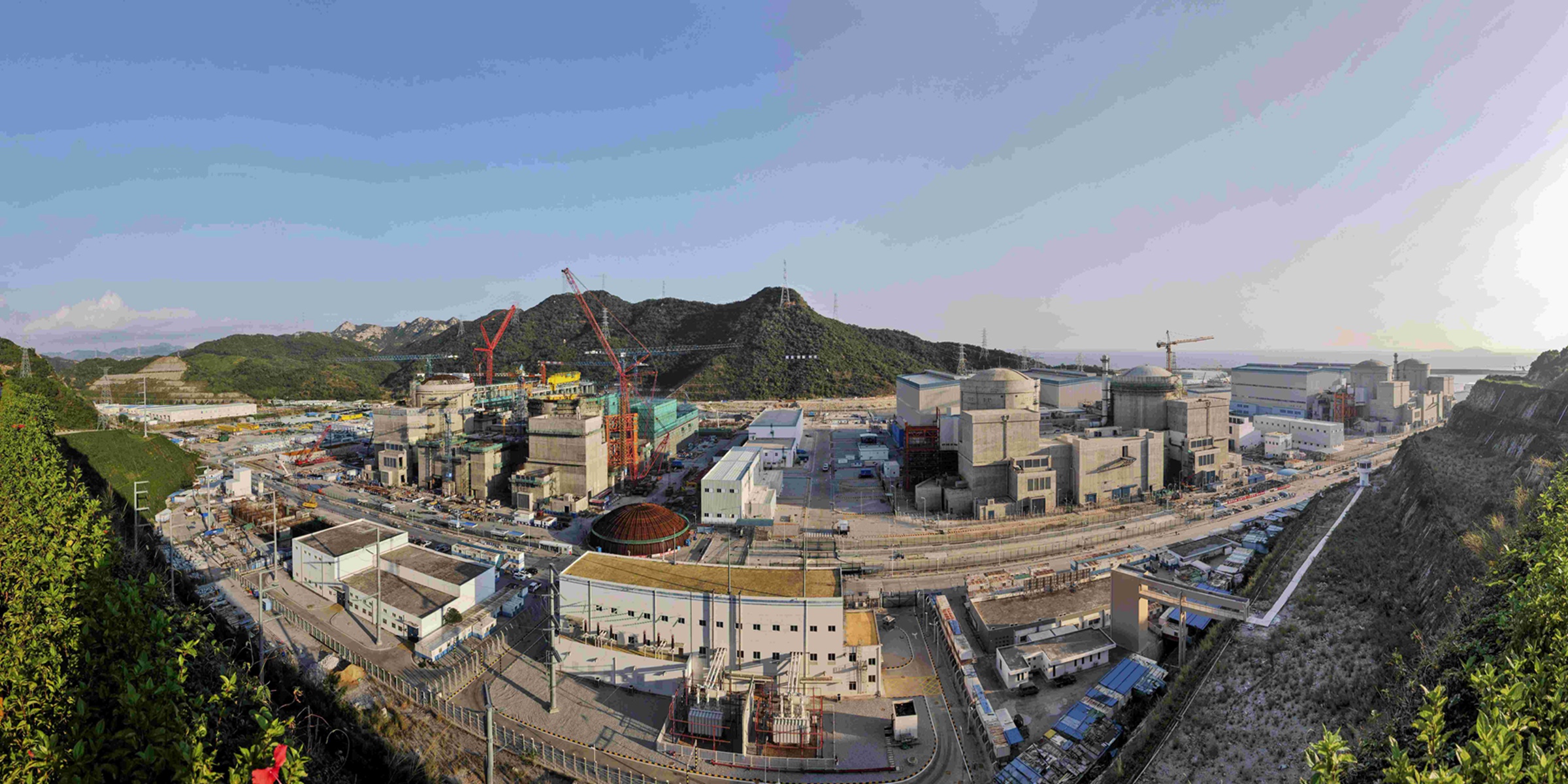 陽江核電廠全景圖(2016年1月5日)